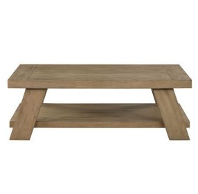 Orinda Brown Rectangular Coffee Table
