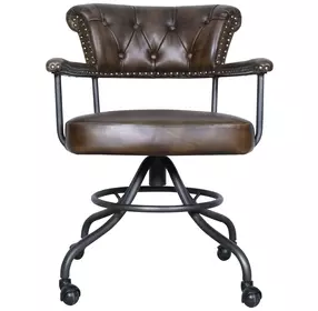Brisbane Antique Whiskey Leather Office Chair
