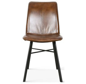 Brisbane Chestnut Leather Murphy Dining Chair