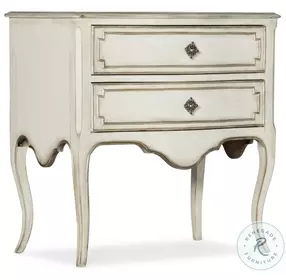 Sanctuary 2 Creamy White Coco En Blanc Nightstand