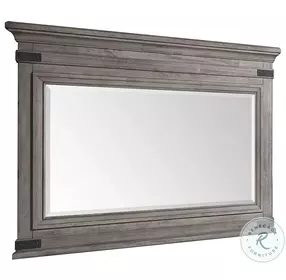 Forge Brushed Steel Chesser Mirror