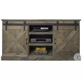 Farmhouse Barnwood 56" Corner TV Stand