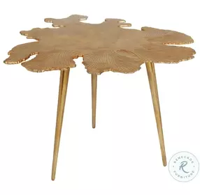 Amoeba Gold Side Table
