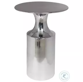 Rassa Silver Accent Table