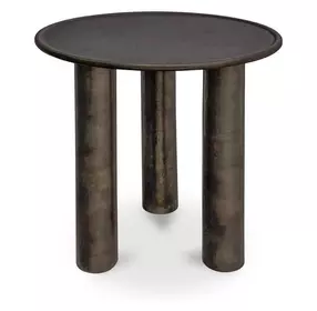 Deacon Deep Bronze Outdoor Round Side Table