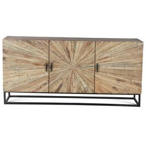 Palm Desert Natural 3 Door Sideboard