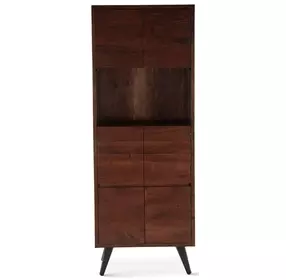 Knoxville Walnut 6 Door Bar Cabinet