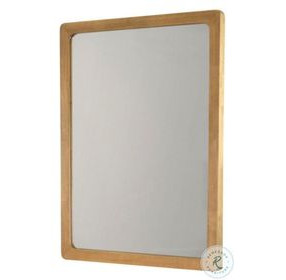 Maplewood Warm Maple Rectangular Dresser Mirror