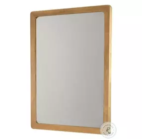 Maplewood Warm Maple Rectangular Dresser Mirror