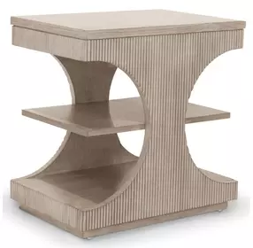 Manhattan Valley Dusty Rose Rectangular Chairside Table