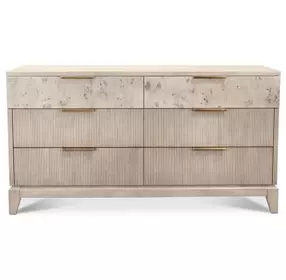 Manhattan Valley Dusty Rose 6 Drawer Dresser