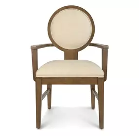Manhattan Valley Neutral Performance Fabric Upholstered Arm Chair Set of 2