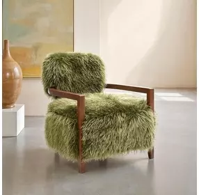 Eramo Green Upholstered Accent Chair