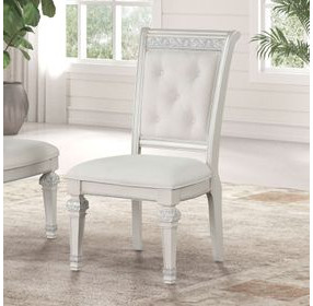 Stella Mia Ivory Side Chair Set of 2