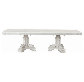 Stella Mia Ivory 114" Extendable Rectangular Dining Table