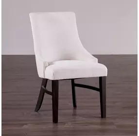 Gosport Black and Beige Upholstered Armchair Set of 2