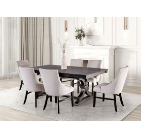 Gosport Black Rectangular Dining Room Set