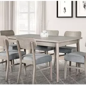 Keynes Gray 59" Rectangular Dining Table