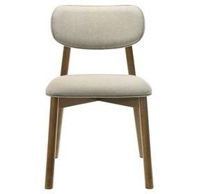 Alnwick Beige Upholstered Side Chair Set of 2