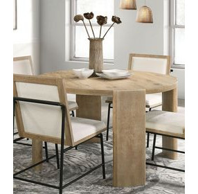 Edenbridge Oak 47" Round Dining Table