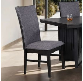 Easingwold Black Upholstered Side Chair Set of 2