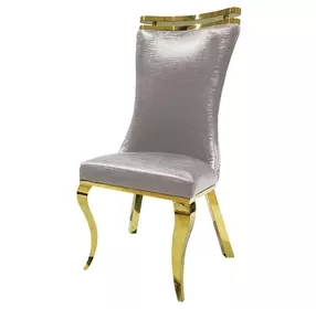 Palazzo Silver and Gold Side Chair Set of 2