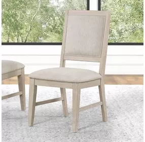 Sandnes Beige Upholstered Dining Chair Set of 2
