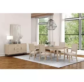 Sandnes Light Oak Extendable Rectangular Dining Room Set