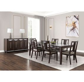 Hinwitz Espresso Rectangular Dining Room Set