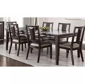 Hinwitz Espresso 90" Rectangular Dining Table