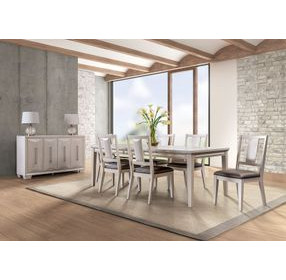 Hinwitz White Oak 90" Rectangular Dining Room Set