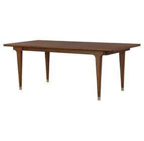 Hepburne Walnut 82" Rectangular Dining Table