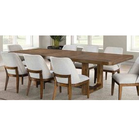 Mandal Chestnut 108" Extendable Rectangular Dining Table