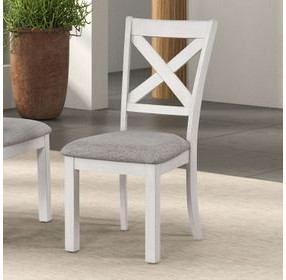 Ferrone Rustic White Oak Side Chair Set of 2
