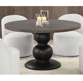 Essen Espresso 54" Round Dining Table
