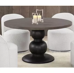 Essen Espresso 54" Round Dining Table