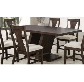 Holsworthy Espresso 72" Rectangular Dining Table