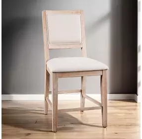 Orbetello Distressed Natural Counter Height Chair Set of 2