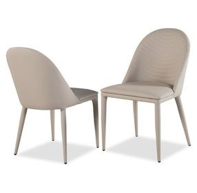 Lenvik Brown Upholstered Side Chair Set of 2