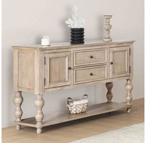 Chesapeake Light White Wash 2 Door Server