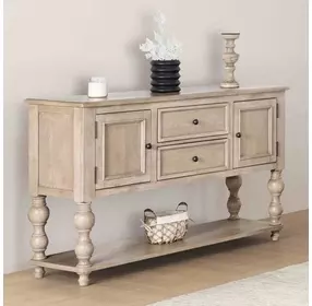 Chesapeake Light White Wash 2 Door Server