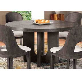 Sterling West Ash Gray 54" Round Dining Table