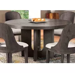 Sterling West Ash Gray 54" Round Dining Table