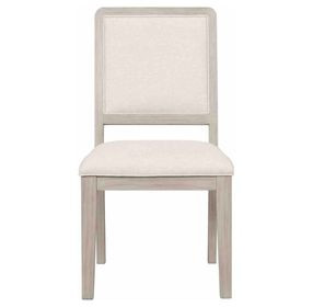 Belize Beige Upholstered Side Chair Set of 2