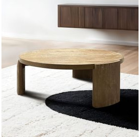Poltimore Oak Round Round Cocktail Table