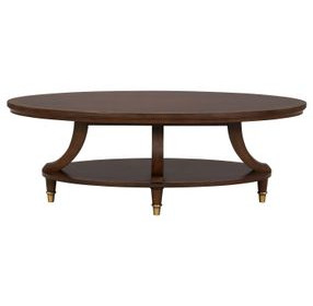 Westerham Dark Cherry Oval Cocktail Table