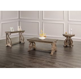 Giordani Weathered Oak Rectangular Occasional Table Set