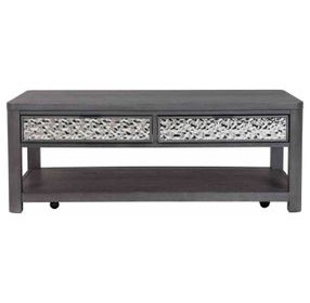 Sterling West Ash Gray Rectangular Cocktail Table