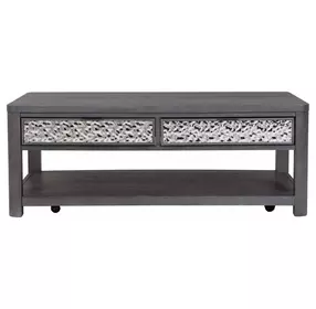Sterling West Ash Gray Rectangular Cocktail Table