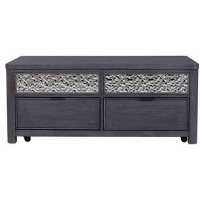 Sterling West Ash Gray Rectangular Lift Top Cocktail Table